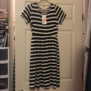 Black white pattern honey and lace xs Windsor NWT